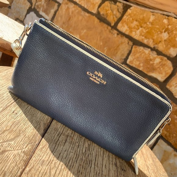 Coach Handbags - COACH Double Zip Wallet